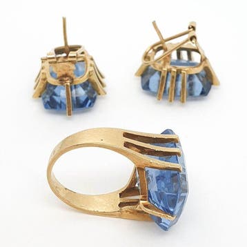 Ensemble de bijoux 2 pièces - 18 carats Or jaune - 45.00ct.