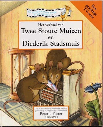 Twee stoute muizen en diederik stadsmuis - Potter, Verzenden, Nieuw