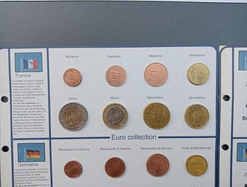 Europa. Series 1 Cent - 2 Euro 1999/2002 (17 series) (Zonder, Postzegels en Munten