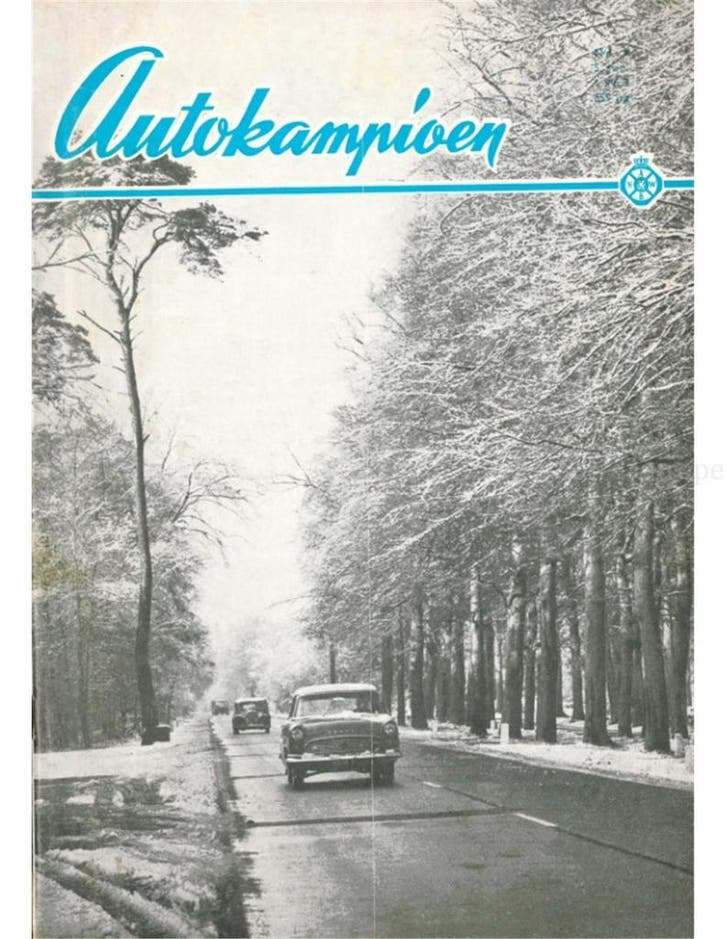 1963 AUTOKAMPIOEN MAGAZINE 01 NEDERLANDS, Boeken, Auto's | Folders en Tijdschriften, Ophalen of Verzenden