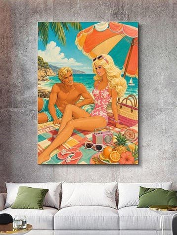 Shayer - Barbie – Paradise Holiday - XL - 60x80cm - 1/1