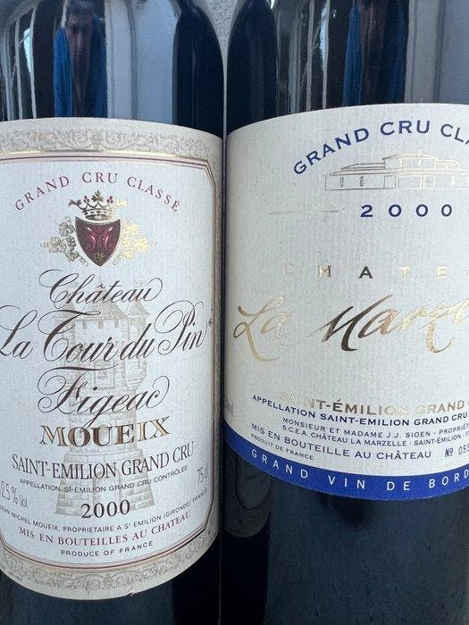2009 x 2 Chateau Lescure 2000 Chateau La Tour du Pin Figeac, Collections, Vins