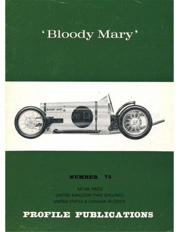 BLOODY MARY (PROFILE PUBLICATIONS 75), Nieuw