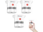 Veiling - Heiman Mini-rookmelder  3-delige set brandalarm me, Nieuw