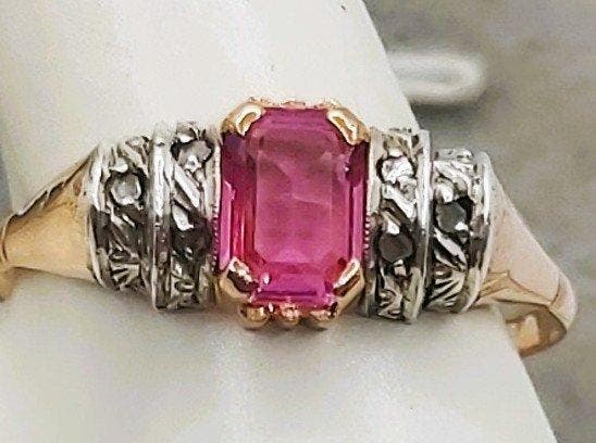 Sans prix de réserve - Bague - 19,2 carats Or rose, Handtassen en Accessoires, Ringen