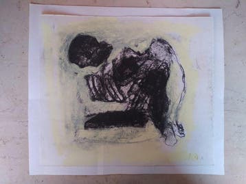 Roger Decaux (1919-1995) - Composizione davanguardia /