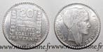 France Frankreich Km 879 20 Francs 1937 Typ Turin, Verzenden, België