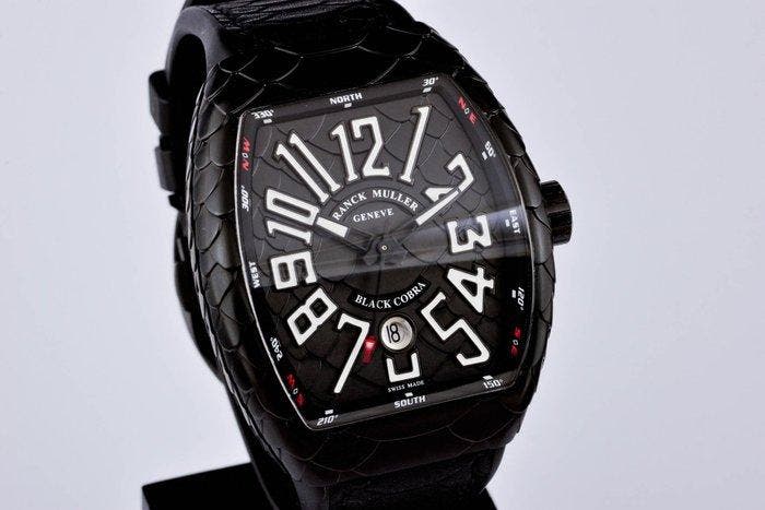 Franck Muller - Vanguard Black Cobra - V 45 SC DT BLACK, Bijoux, Sacs & Beauté, Montres | Hommes
