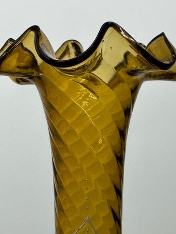 Vase - Verre - vase probablement Legras, Antiquités & Art
