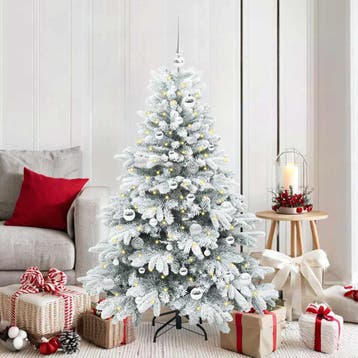 vidaXL Kunstkerstboom met 150 LED met standaard Wit 150 cm, Verzenden