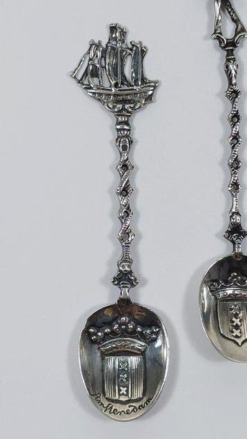 Cuillère (2) - Argent - Amsterdam