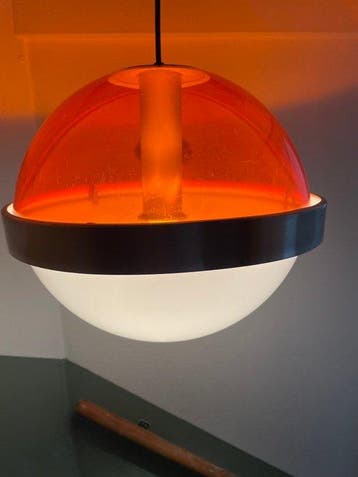 Massive - Lampe - acrylate / aluminium - Globe of Sfera,, Antiek en Kunst, Antiek | Verlichting