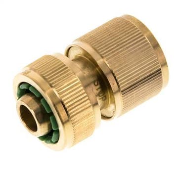 Connecteur de tuyau en laiton style GARDENA 13 mm (1/2), Verzenden