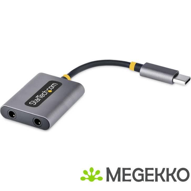 StarTech.com USB-C Headphone Splitter, USB Type C Dual, Informatique & Logiciels, Pc & Câble réseau, Envoi