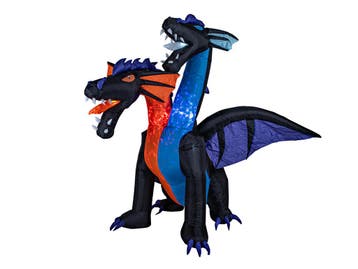 EUROPALMS Halloween Opblaasfiguur Draak, 208cm, Nieuw