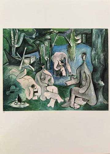 Pablo Picasso (1881-1973) - Lithograph: “Le Déjeuner sur, Antiek en Kunst