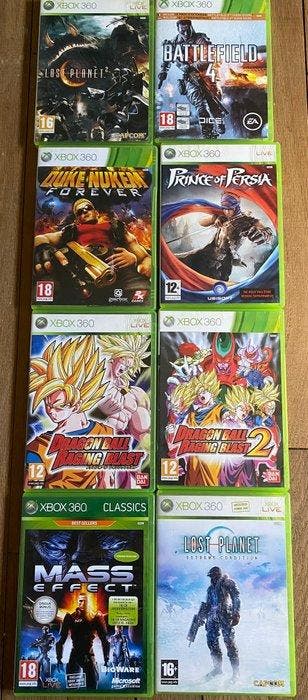 Microsoft - Xbox 360 - “Xbox 360 – Lot de 8 jeux dont Dragon
