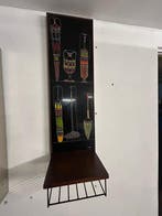 Wandtafel - Hout, Metaal, Emaille - Vintage Mid-Century