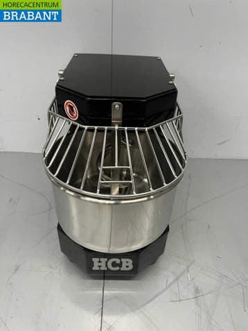 Pétrin spirale HCB en acier inoxydable 8 litres Noir 230V, Verzenden