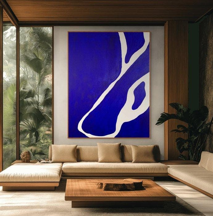 Christopher Shaw - Birds Eye View No6 - XXL, Antiek en Kunst, Kunst | Schilderijen | Modern