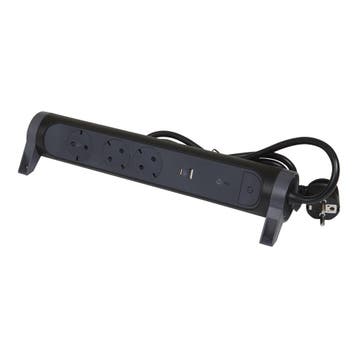 Legrand monteerbaar en draaibaar USB A+C OSB 3x2P+A 1,5m, Verzenden