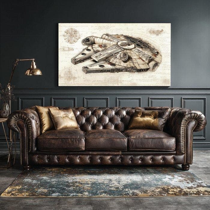 Artxlife - Millennium Falcon Leonardo Study Drawings [XXL], CD & DVD, DVD | Films d'animation & Dessins animés