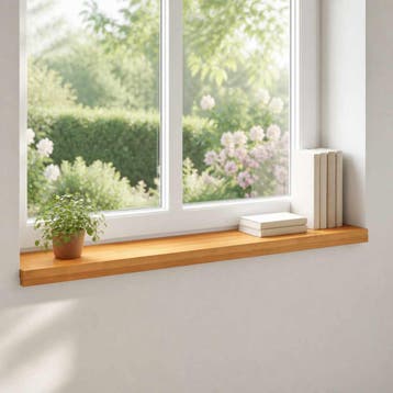 vidaXL Raamprofielen 2 st Lichtbruin 100 x 30 x 2 cm, Verzenden