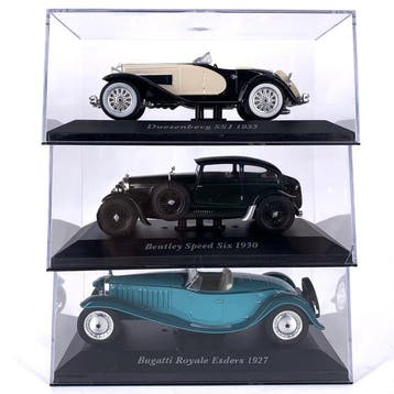 1:43 - Model raceauto (3) - Collection of 3 Classic Luxury