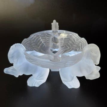 Curt Schlevogt - Art Deco - Asbak - Pegasus - Glas
