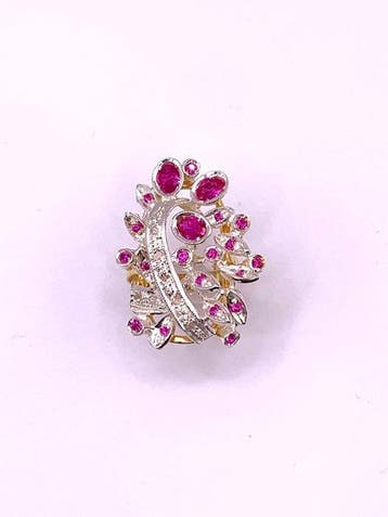 Sans prix de réserve - Bague de cocktail - 9 carats Or