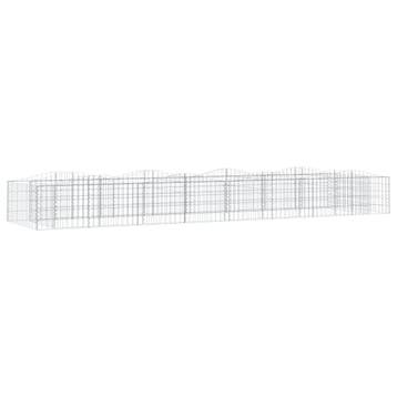 vidaXL Schanskorf gewelfd verhoogd 600x100x50 cm, Tuin en Terras, Verzenden, Nieuw