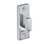 Kozijnhaakje in glanzend nikkel - De Oude Deurklink, Ophalen of Verzenden, Nieuw, Koper of Messing, Klink of Kruk