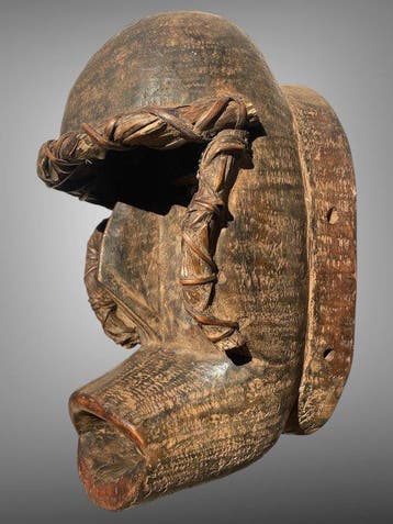 Masker Kran - Dan - Ivoorkust (Zonder minimumprijs), Antiek en Kunst