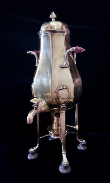 FB - Samovar (2) - Verzilverd - Franse bouillotte-urn