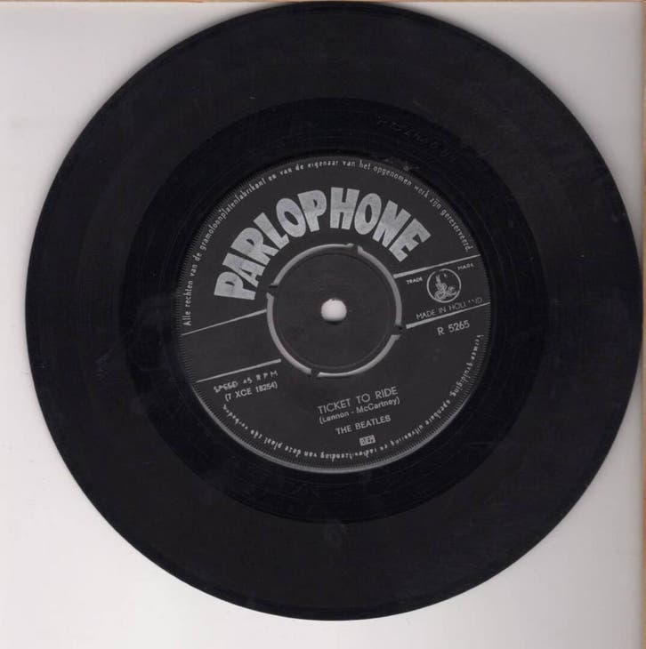 Beatles, The – Ticket To Ride / Yes It Is (1-7-Vinyl-Single, Cd's en Dvd's, Vinyl Singles, Ophalen of Verzenden