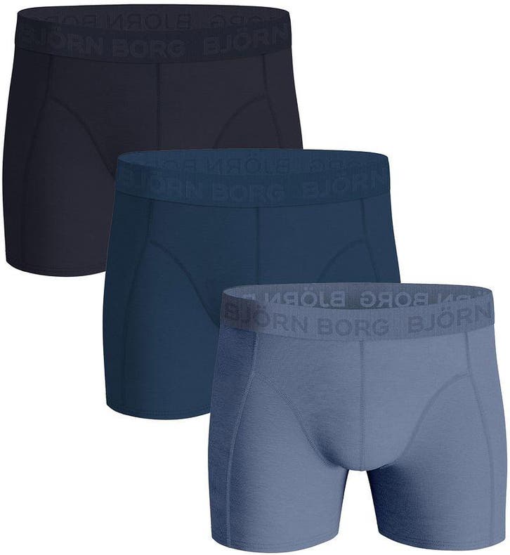 Bjorn Borg Boxers 3Pack Stretch Blauw maat XL Heren, Kleding | Heren, Ondergoed, Boxer, Verzenden