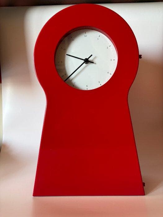 Console klok - IKEA - Staal - 1990-2000, Antiquités & Art, Antiquités | Meubles | Chaises & Canapés
