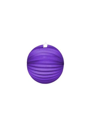 Lampion Paars 25cm, Verzenden
