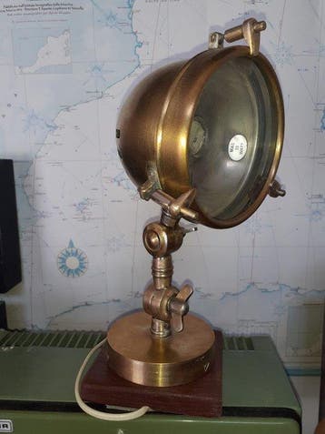 Maritieme objecten - Messing- Scheepslamp van messing