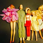 Mattel - Poupée Barbie Skipper, Ken, Barbie - 1960-1970