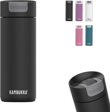 Kambukka Olympus Thermosbeker 500 ml Matte Black — Zeer goed, Verzenden, Nieuw