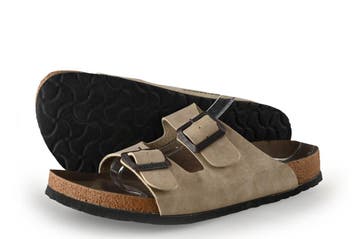 Birkenstock Sandalen in maat 40 Beige, Kleding | Dames, Verzenden, Beige, Sandalen of Muiltjes, Zo goed als nieuw