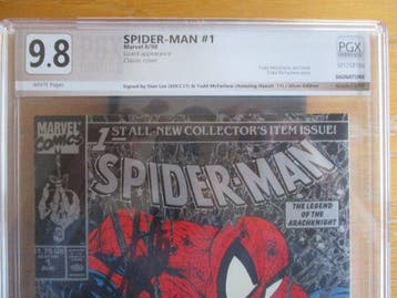 Spider-Man (Vol. 1) #1 - Silver Edition - Signed by Todd, Nieuw