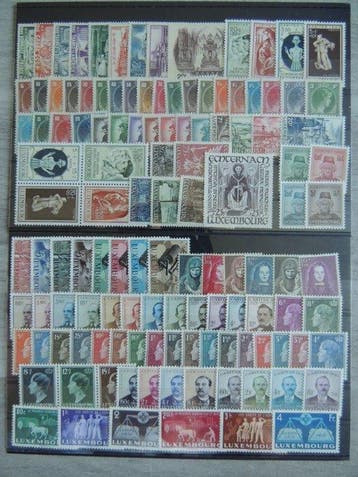 Luxembourg 1944/1951 - Ensemble complet ( poste ) Y&T