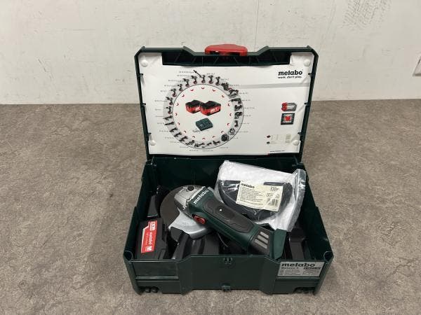 Veiling - Metabo accu haakse slijper W 18 LTX 150 Quick, Doe-het-zelf en Bouw, Gereedschap | Slijpmachines
