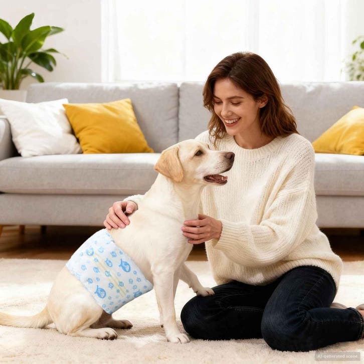 vidaXL Wegwerp Hondenluier Man 30 st Wit S, Animaux & Accessoires, Accessoires pour chiens, Envoi