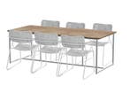 Taste by 4 Seasons Swing tuinset frost grey met Quatro tafel, Nieuw