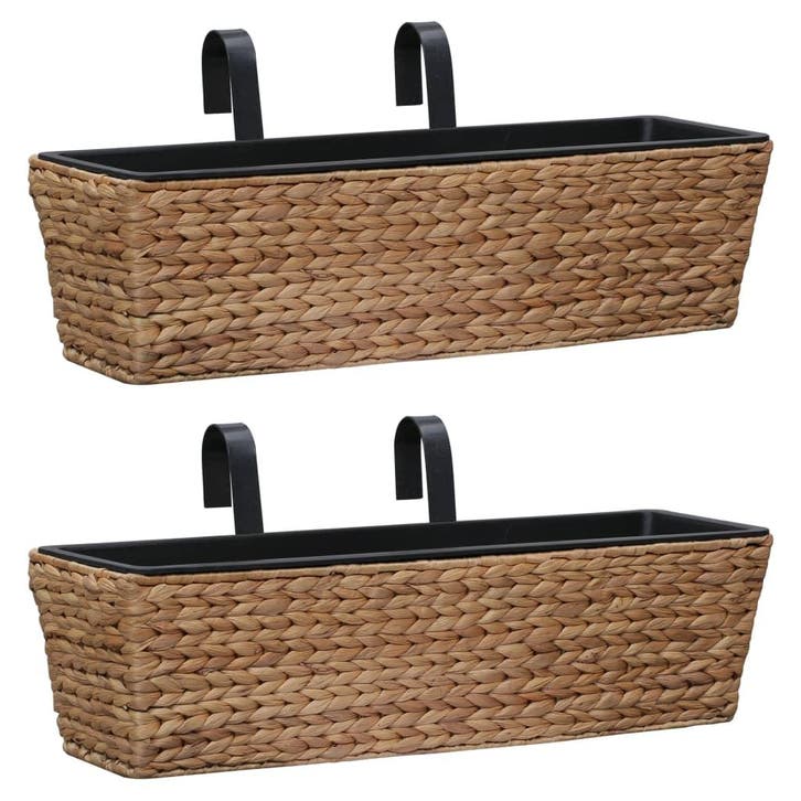 vidaXL Plantenbakken 2 st waterhyacint, Tuin en Terras, Bloempotten, Nieuw, Verzenden