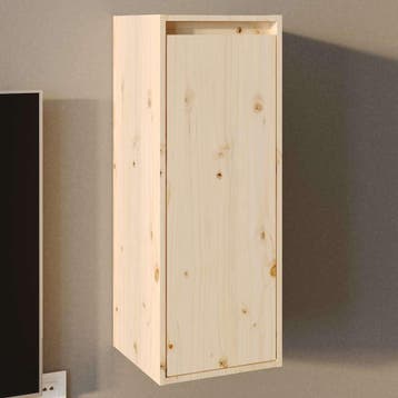 vidaXL Wandkast 30x30x80 cm massief grenenhout, Maison & Meubles, Armoires | Armoires murales, Verzenden