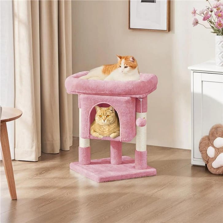 2dekans | Yaheetech Krabpaal Met Hangmat – Voorzien Van Knus, Dieren en Toebehoren, Katten-accessoires, Ophalen of Verzenden